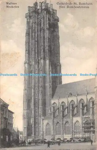 R408394 Malines Cathedrale St Rombaut H Holemans 1923