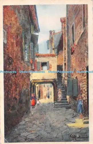 R408455 Grado Trieste Fratelli Debarba Postkarte