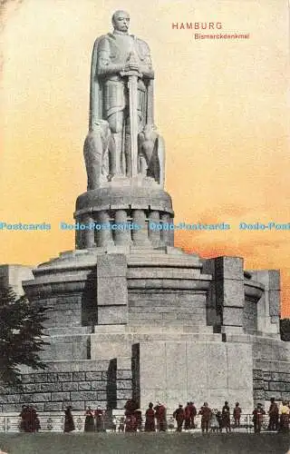 R408593 Hamburg Bismarckdenkmal Dr. Trenkler Postkarte