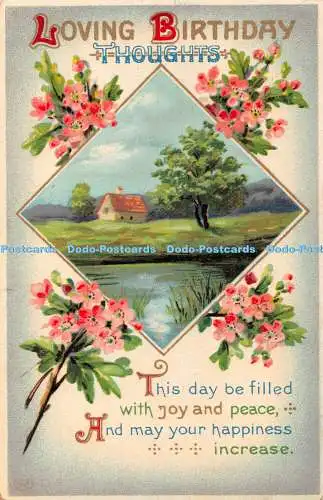 R408630 Liebevolle Geburtstagsgedanken Zuhause am See Blumen E A Schwerdtfeger