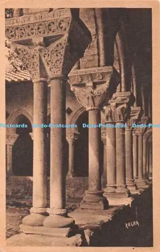R408683 Abbaye de Moissac Detail des Chapiteaux du Cloitre XI e siecle Les Arts