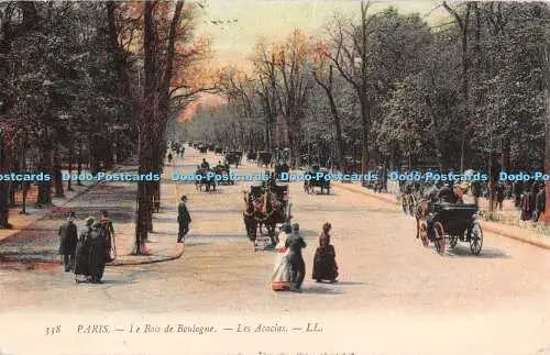 R410742 338 Paris Le Bois de Boulogne Les Acacias LL 1906