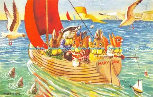 R410811 Ein Segel um die Bucht Racey hilft der Medici Society