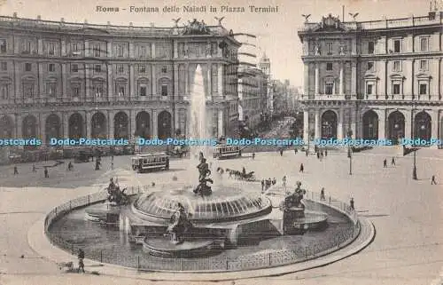 R410900 Roma Fontana delle Naiadi in Piazza Termini STA 41749 1923