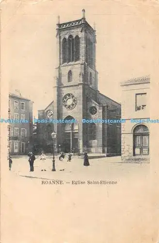 R408970 Roanne Eglise Saint Etienne Postkarte