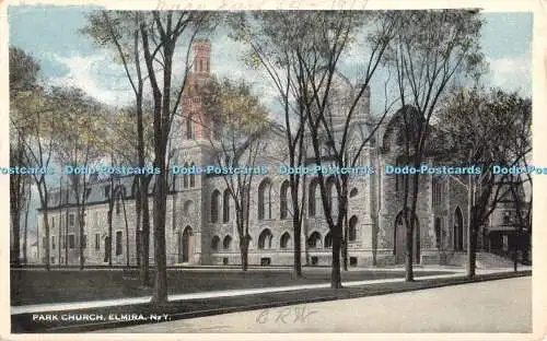 R410927 Park Church Elmira N Y 42683 Rubin Brothers 1919