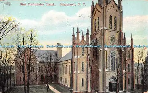 R410928 First Presbyterian Church Binghamton N Y C E Wheelock 1908