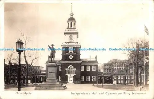 R410930 Philadelphia Independence Hall und Commodore Barry Monument K F Lutz Nr.