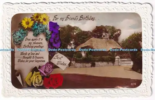 R409015 For My Friend Birthday Best Wishes House RP