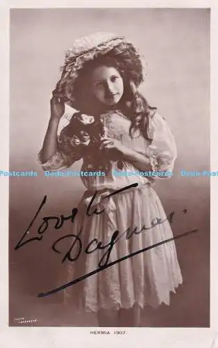 R409056 Hermia Lafayette Postkarte 1908