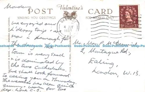 R411041 St Patricks Protestant Cathedral Armagh R 3456 Valentines RP 1955