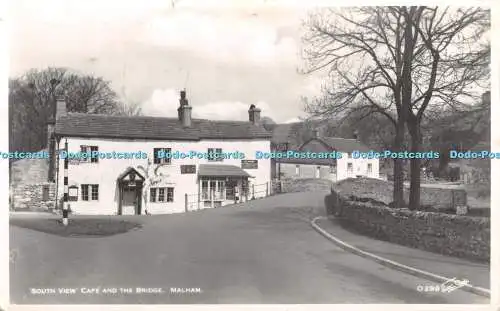 R411070 South View Cafe and the Bridge Malham O299 Walter Scott RO 1960