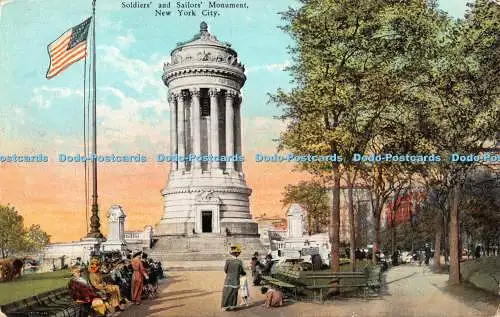 R412869 New York City Soldiers and Sailors Monument Manhattan Post Card Co C T A