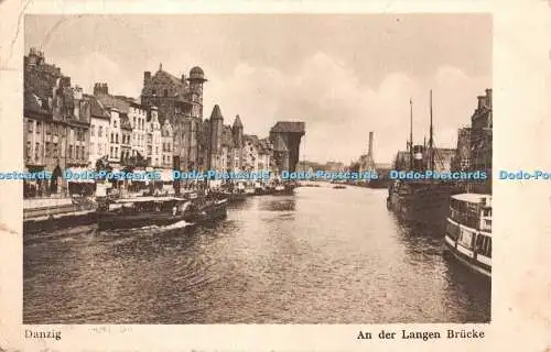 R411104 Danzig An der Langen Brücke Danziger Gesellschaft m b H Nr 339