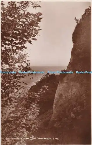 R409186 Nr Shanklin I W Luccombe Chine Nigh Echtfoto Postkarte