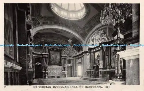 R411183 45 Exposicion Internacional de Barcelona 1929 National Palace Throne Roo