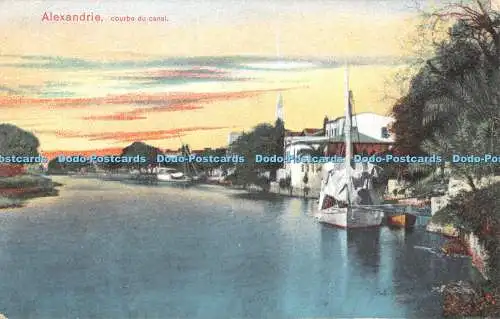 R412987 Alexandrie courbe du canal L M und M 1920