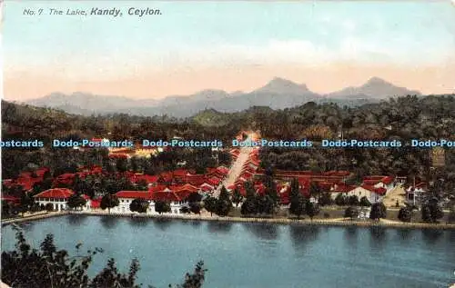 R413025 Ceylon Kandy The Lake The Colombo Apothecaries No 7