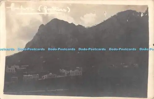 R413051 Bergtal Weiße Häuser Postkarte