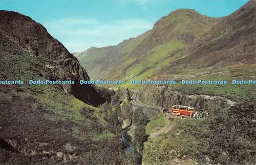 R413429 Glen Coe Blick in die Schlucht Postkarte