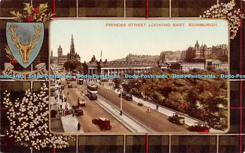 R411624 MacKenzie Princes Street Looking East Edinburgh 217293 Valentines Carbo