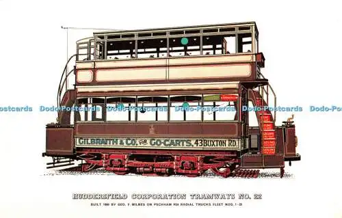 R413459 Huddersfield Corporation Tramways No 22 Prescott Pickup