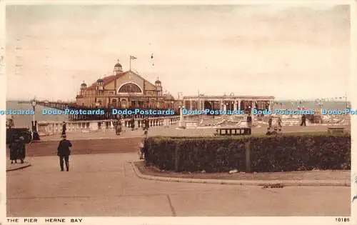 R415411 The Pier Herne Bay J Salmon Gravure Style 1945