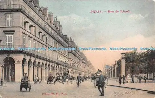 R411739 E L Paris Rue de Rivoli 1908