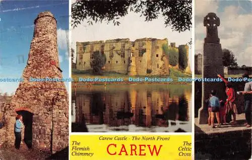 R413556 Carew The Flemish Chimney The Celtic Cross Torbogen Werbung Multi View