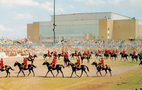 R413589 Canada Winnipeg Royal Canadian Mounted Police Musical Ride at the Red Ri