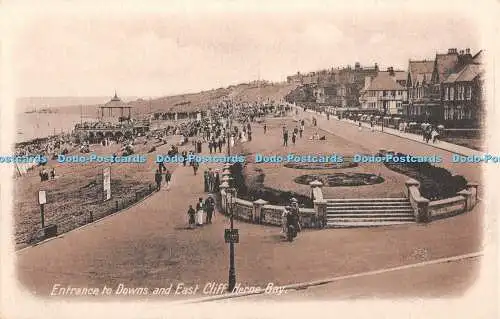 R409864 Eingang zu Downs und East Cliff Herne Bay Postkarte