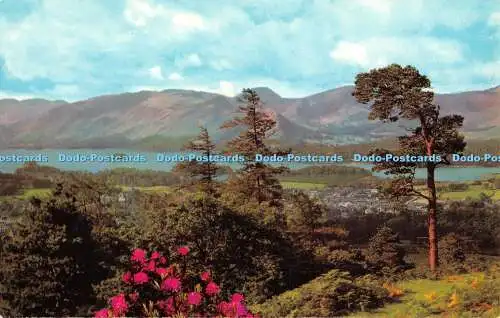R413629 Postkarte Derwentwater von Latrigg
