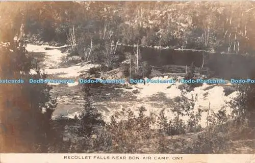 R409925 Recollet Falls Near Bon Air Camp Ont Post Card 1925