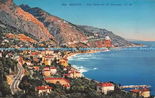 R413692 Menton Vue Generale de Garavan Rostan und Munier 1932