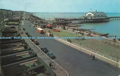 R411907 The Front and Pier Herne Bay WB 297 C G Williams Plastichrome Colourpict