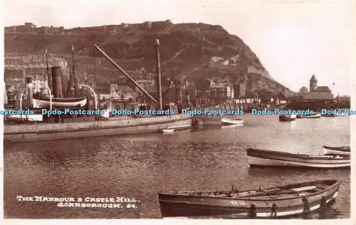 R410006 The Harbour and Castle Hill Scarborough Bamforth