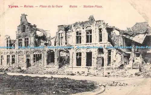 R413732 Ypern Ruins Station Place PhoB