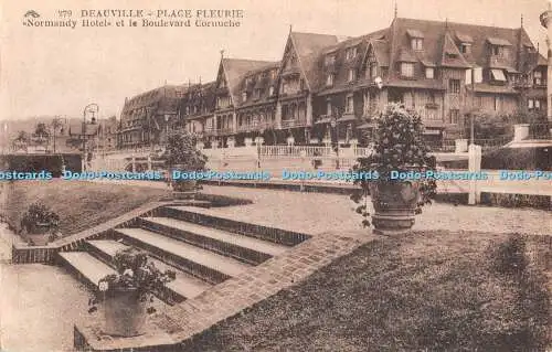 R413747 Deauville Plage Fleurie Normandy Hotel et le Boulevard Cornuche C A P