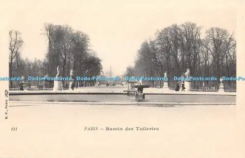 R415667 B F 111 Paris Bassin des Tuileries