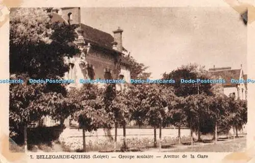 R413795 Bellegarde Quiers Loiret Groupe scolaire Avenue de la Gare Hadrot