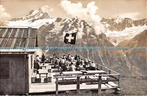 R411999 Grindelwald Berg Restaurant First mit Schreckhorn Fiescherwand 2455 E Sc