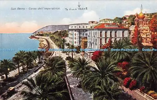 R415822 San Remo Corso dell Imperatrice Cecami