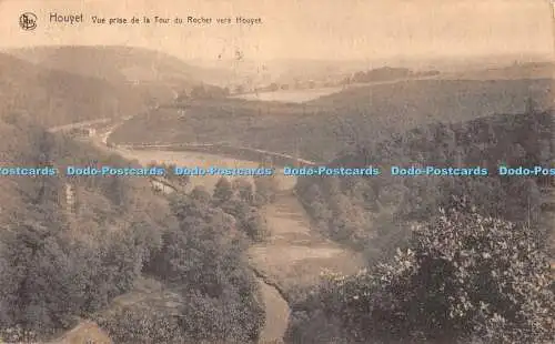 R417828 Houyet Vue Prise de la Tour du Rocher Vers Houyet Ern Nels Thill Serie 1