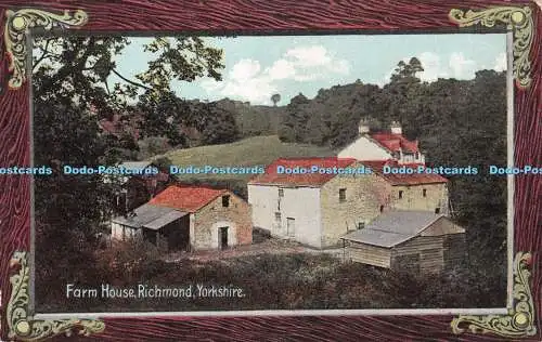 R415877 Farm House Richmond Yorkshire Kunst Postkarten Shureys Publikationen