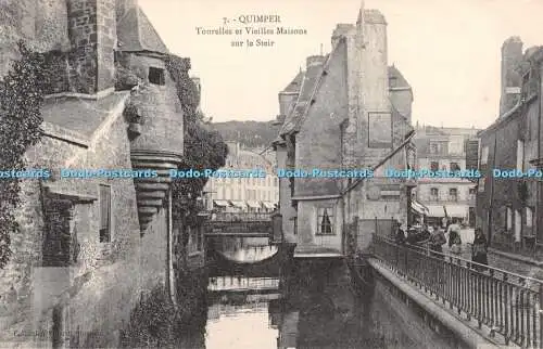 R413972 Quimper Tourelles et Vieilles Maisons sur le Steir