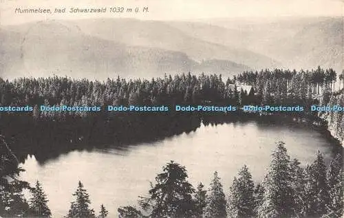 R417892 Mummelsee Bad Schwarzwald Original Eigentum des Verlages v M Pache