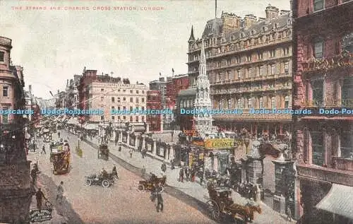 R414051 London The Strand and Charming Cross Station