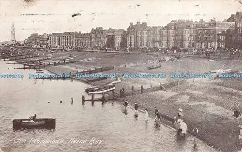 R412272 The Promenade Herne Bay Fine Art Post Cards Bretts Publications 1912