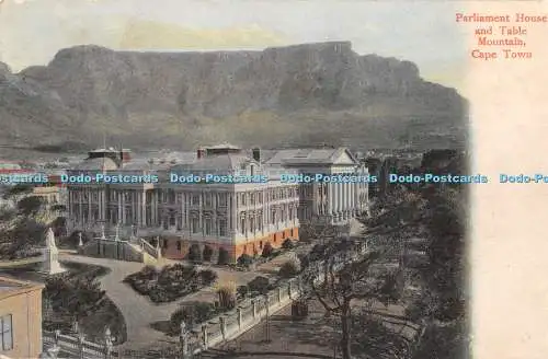 R417958 Kapstadt Parlamentsgebäude und Tafelberge G W W