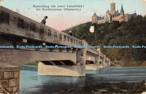 R414170 Marienburg mit Neuer Leinebrücke bei Nordstemmen Hannover Karl Braun 261